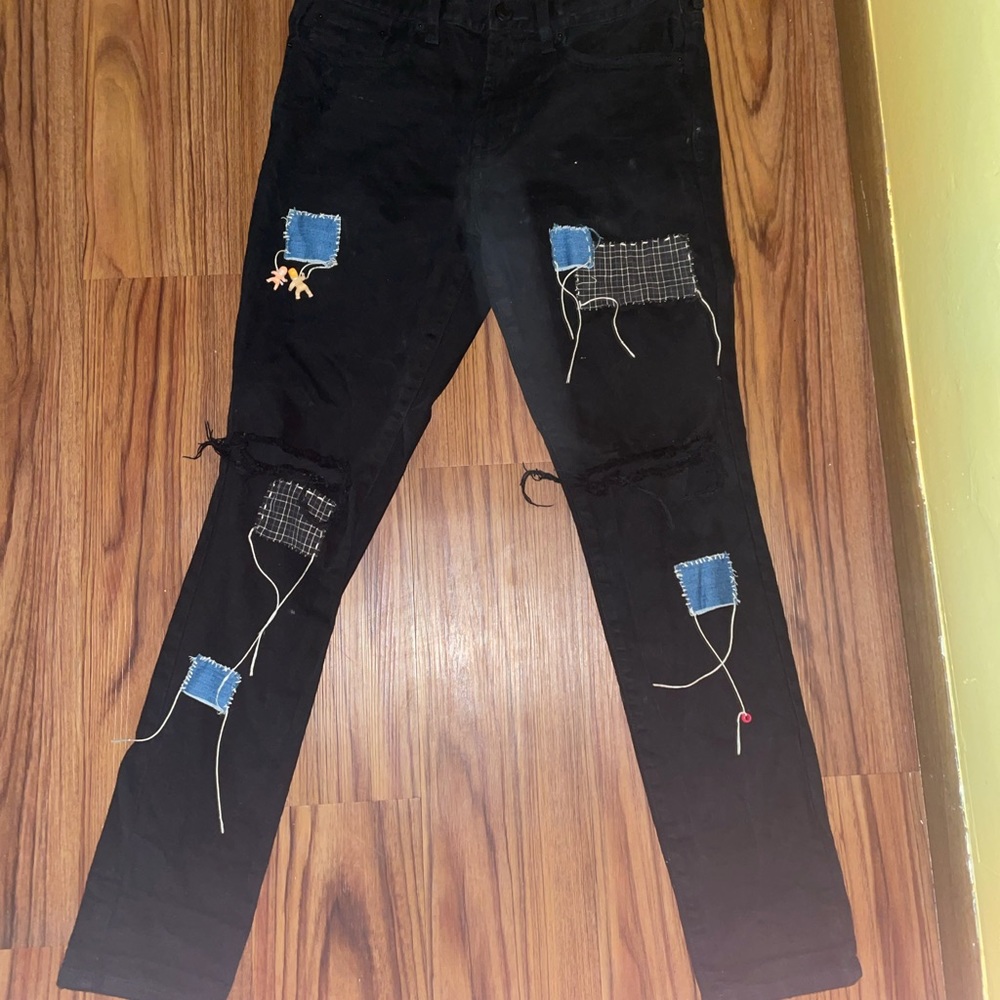 Custom patchwork pacsun denim.